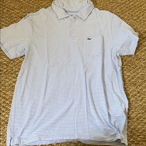 vineyard vines blue polo